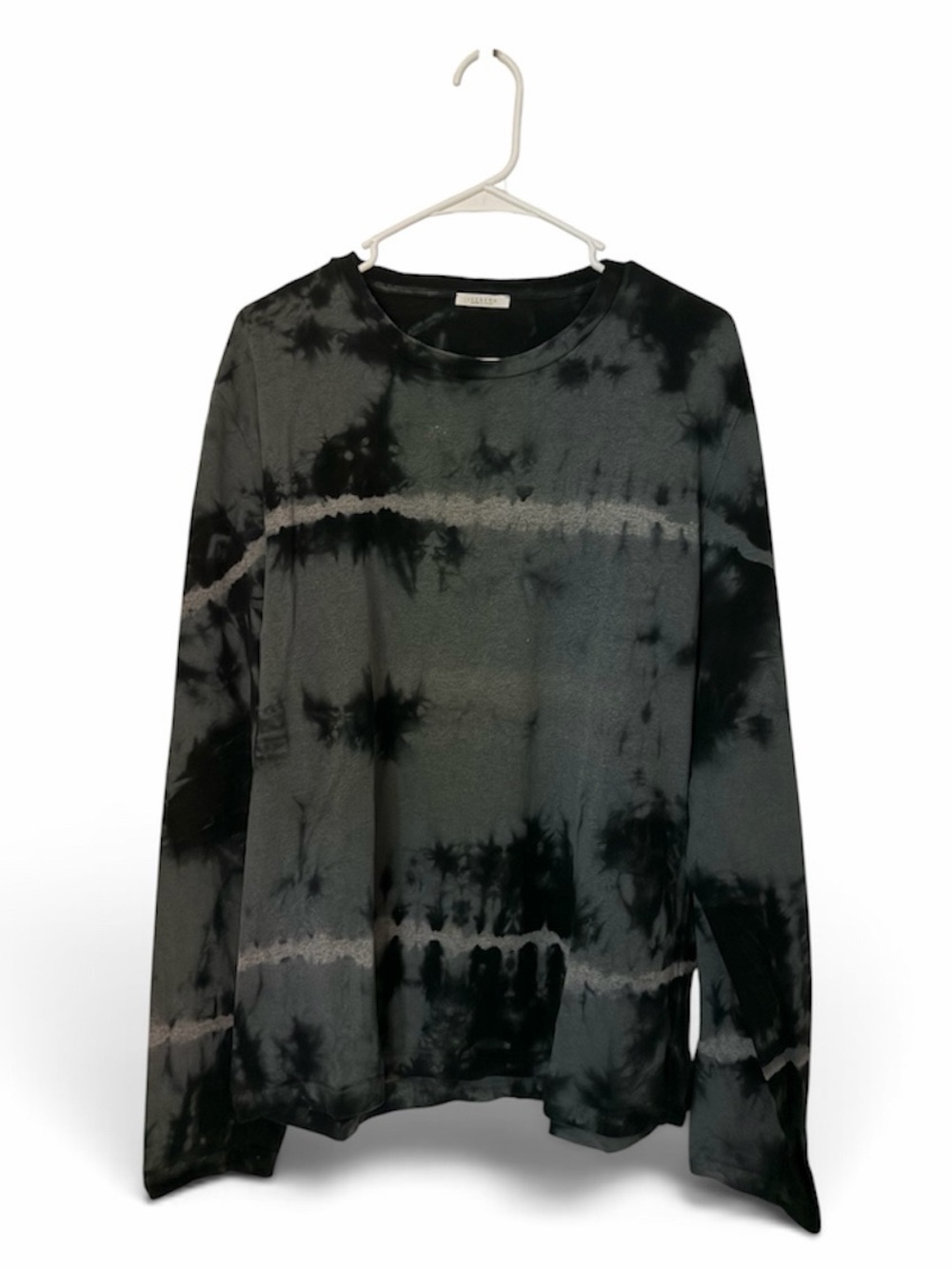 Iceberg Black Tie-Dye Long Sleeve Shirt